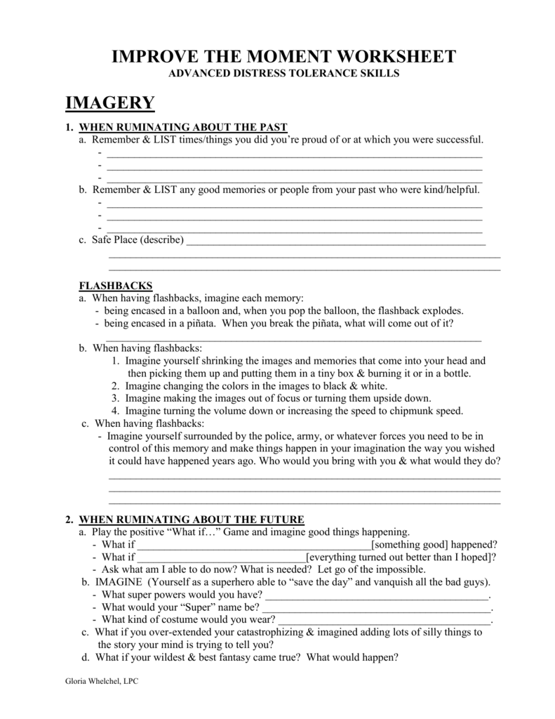 DBT Worksheets