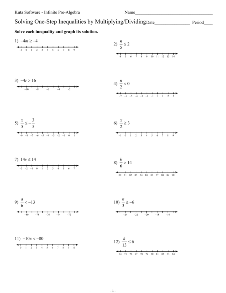 Two Step Inequalities Lesson Plans &amp; Worksheets Reviewed by Teachers