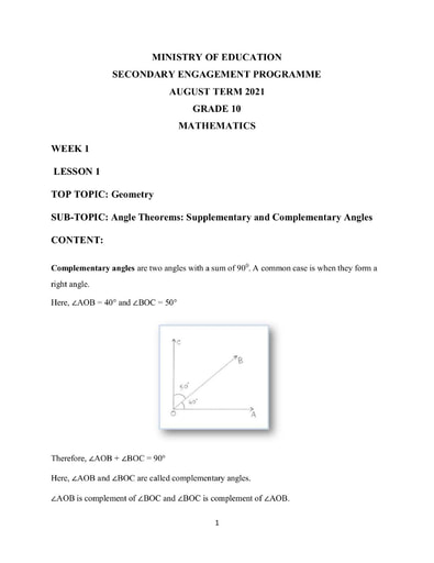 Area of Triangles Worksheets