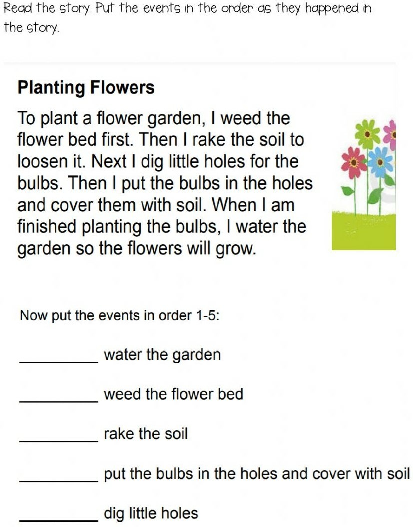 Sequencing Worksheets | Pictures, Stories &  Events