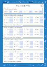 Even and Odd Numbers Worksheets / Printables | Number worksheets 