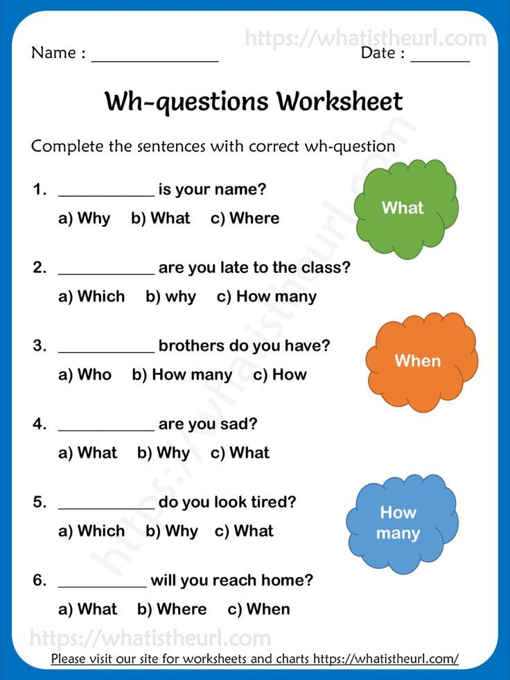 Wh-Questions - Worksheets #english_worksheets | Maria Colanero 