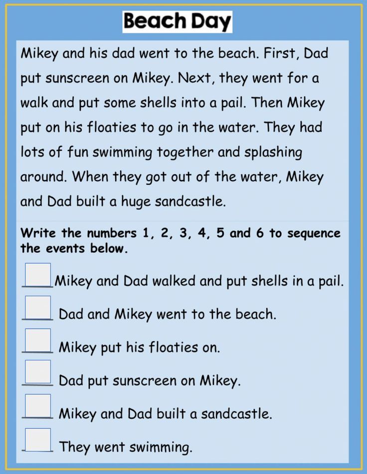 Free Sequencing Worksheets For Preschoolers - Fun with Mama