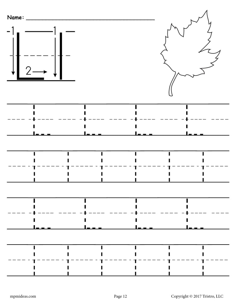 Letter L Worksheets - Letter L Activities For Preschoolers 