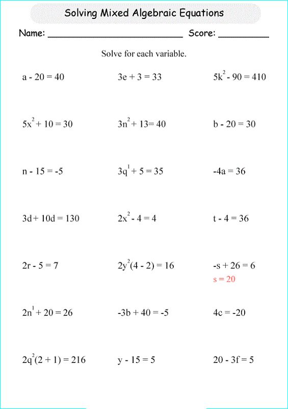 Integers Worksheets for Grade 6 - Math Monks