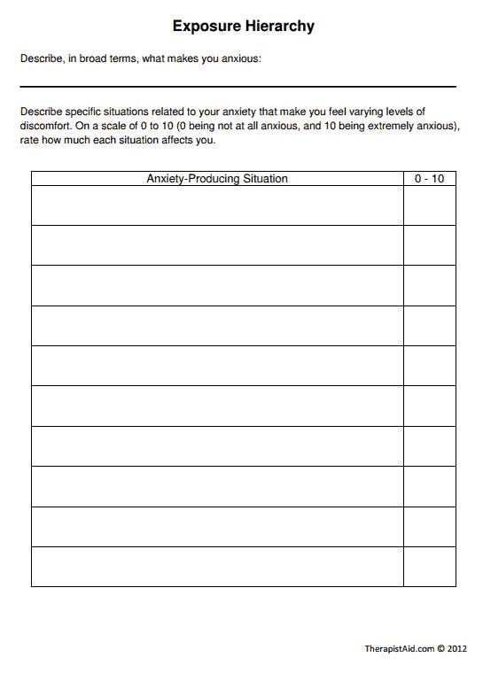 OCD Worksheets Bundle PDF Templates - TherapyByPro