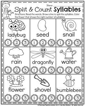 Syllable Activities - The Measured Mom