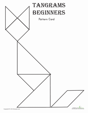 FREE! - Tangram Templates to Colour | Puzzle Resources