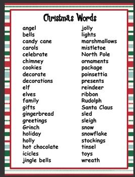 CHRISTMAS PICTIONARY - ESL worksheet by jannabanna