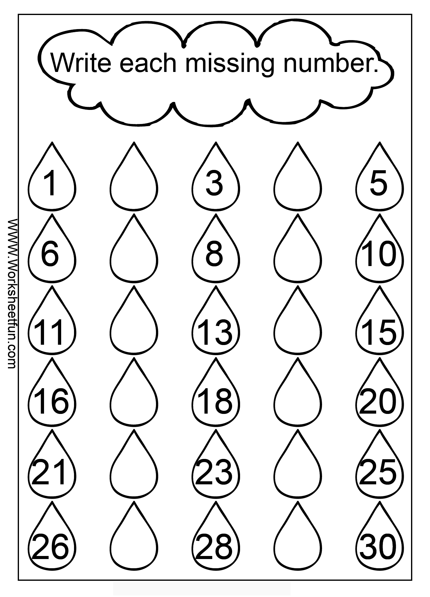 Trace numbers: Download 32 free worksheets for practice - Study