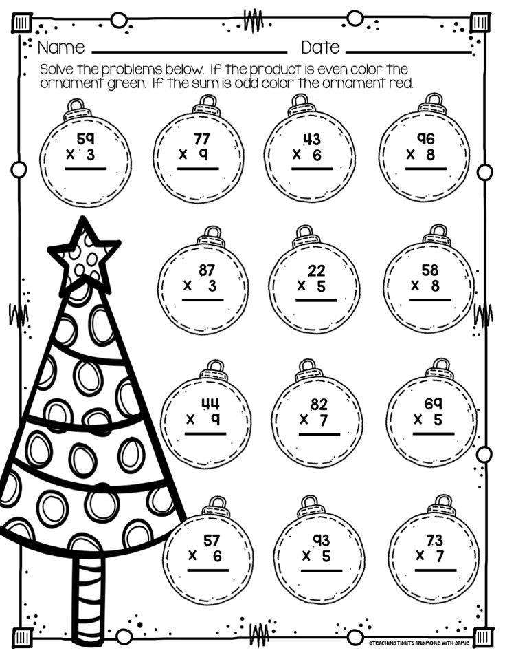 3rd Grade Math Worksheets -Worksheets Library