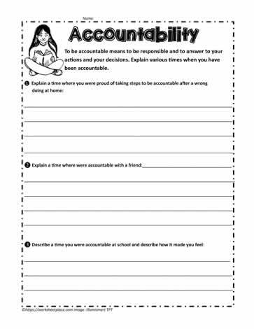 English worksheets: Responsibility