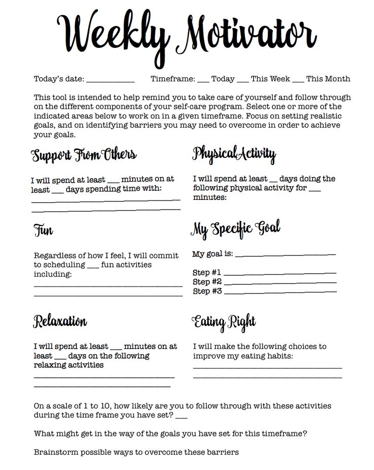Worksheets for Teens with Depression - TEENS FINDING HOPE, INC.