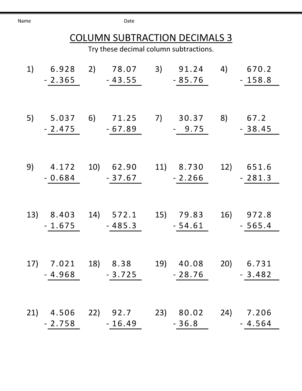 Christmas Math Printables