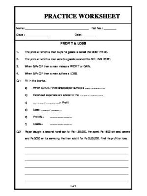 High School Math Worksheets | Math Worksheets PDF
