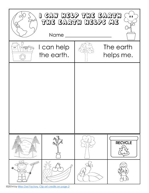 Earth Day Worksheets: Free Printables - The Happy Housewife 