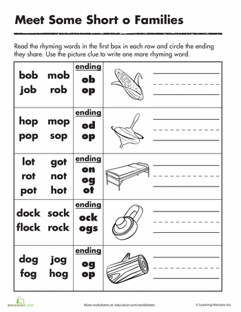 Vowel sounds: o | 1st grade, Kindergarten, Preschool Reading 