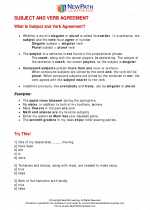 subject verb agreement worksheets with answers pdf