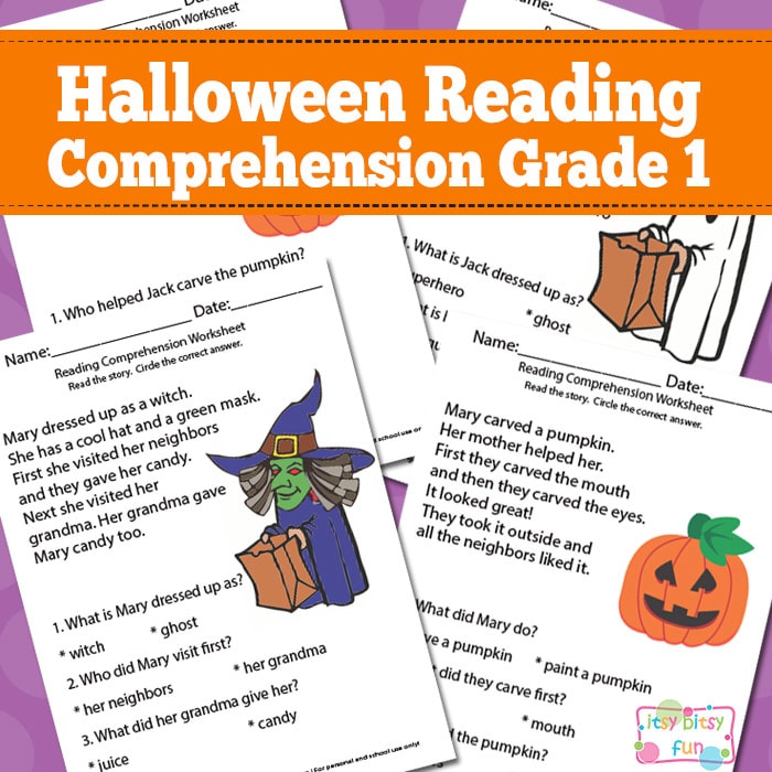First Grade Reading Comprehension Worksheets
