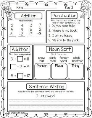 ENGLISH KS2 Level 1: Morning, Day and Evening activities 