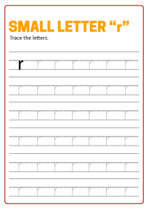 Letter R Tracing and Writing Printable Worksheet 