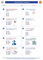 Social studies 2° worksheet  