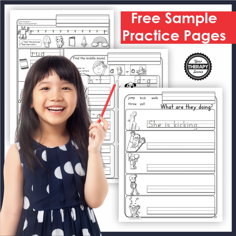 26 Free Printable Handwriting Worksheets for Kindergarten | Mrs 