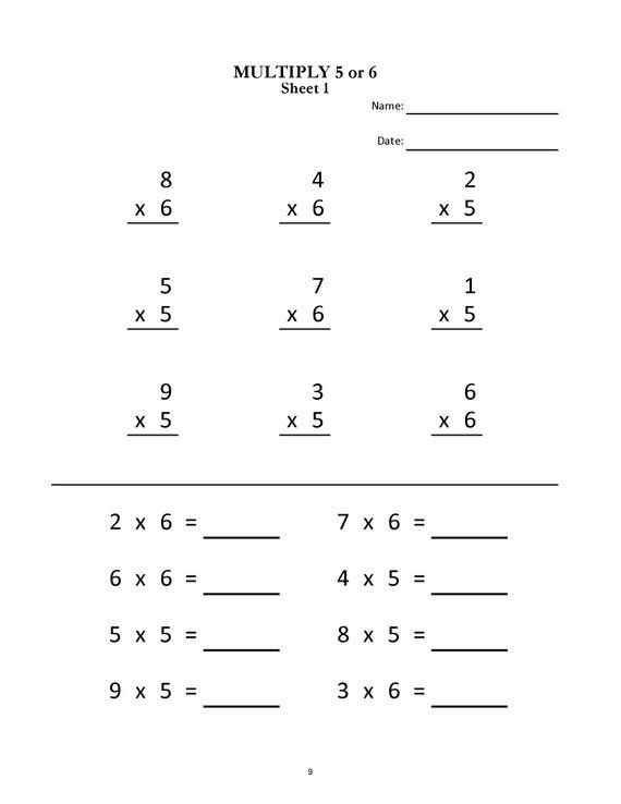 2 Digit Multiplication Worksheet 2 | All Kids Network