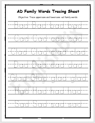Sight Word The Tracing Sheet | Turtle Diary Worksheet