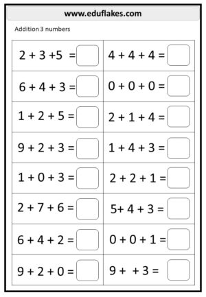 10 Printable Two Digit Addition Worksheets with Regrouping