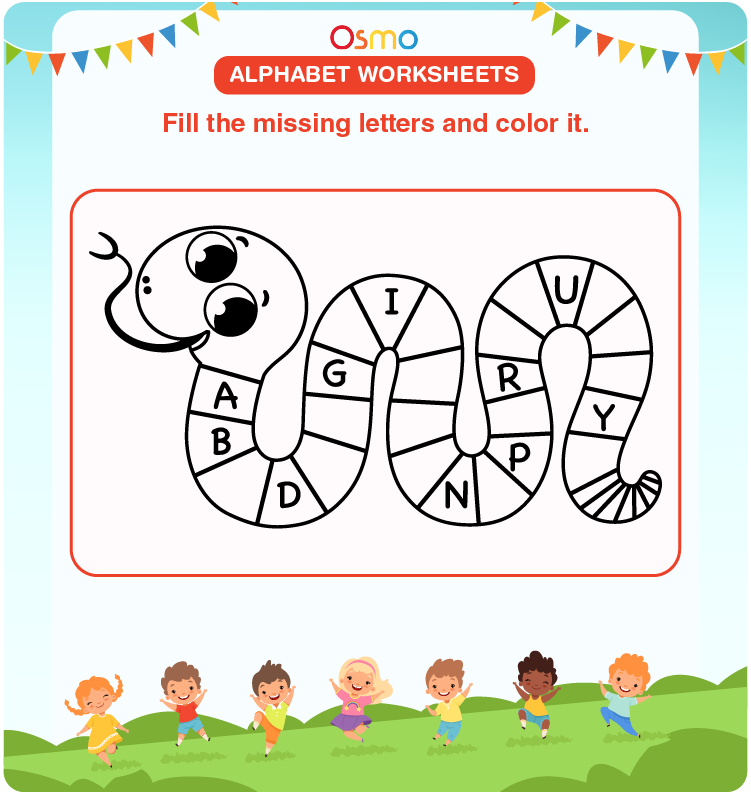 Trace the letter T uppercase. Alphabet tracing practice preschool 