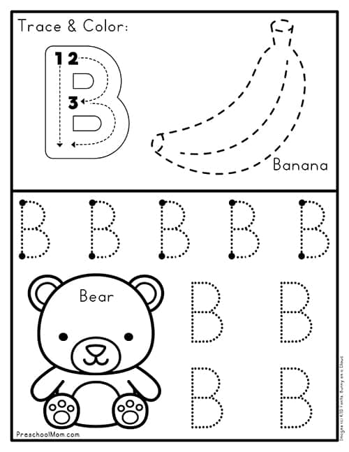Printable Letter B Worksheets PDF Fun And Educational Activities