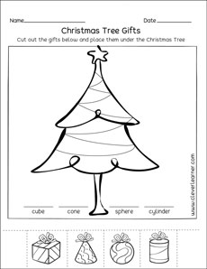 christmas preschool worksheets