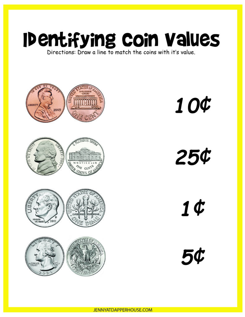 Learning To Count Coins Worksheets | 99Worksheets