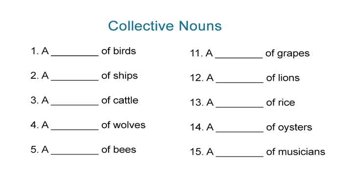 English Safari - **FREE** Collective Nouns worksheet for | Facebook