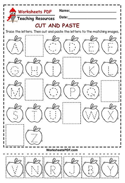Alphabet Worksheets A-Z FREE Printable - Planes &  Balloons