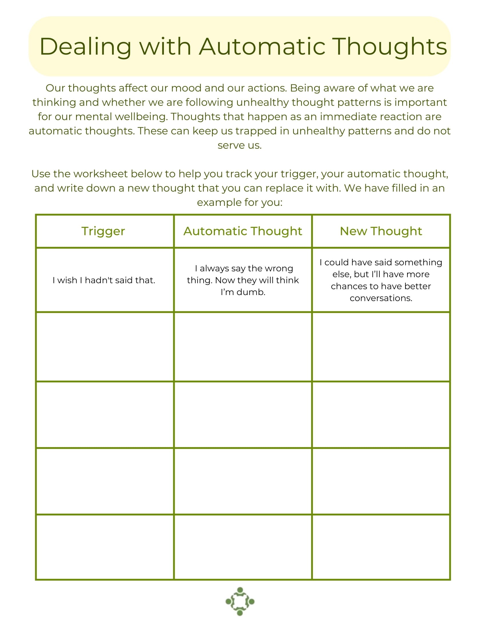 Mindfulness and CBT for Intrusive Thoughts