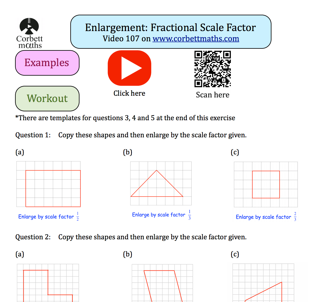 Draw 1 1 SCALE And RATIO Worksheets Library