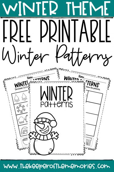 Winter Counting Worksheets Preschool | PDF