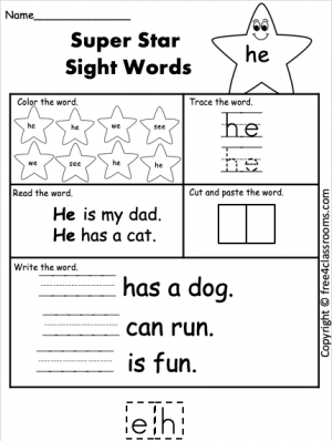 Free Printable First Grade Math Practice Worksheet