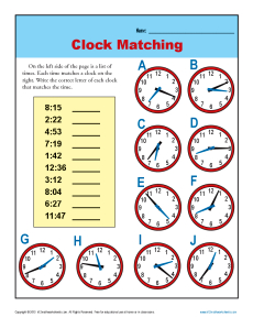 Telling time worksheets: 20 effective practice materials | Prodigy