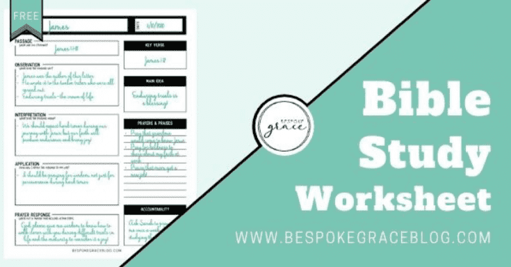 Bible Study Worksheets | cchrisholland