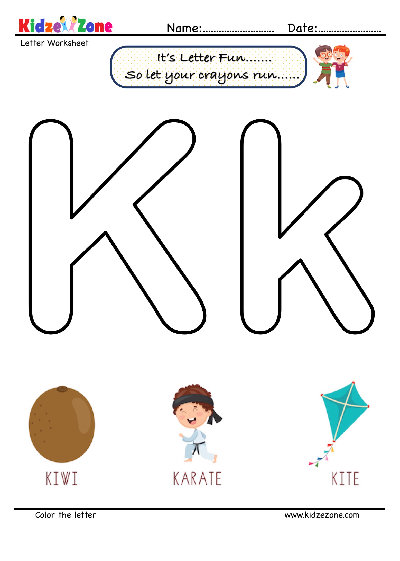 Letter K Chart At Guillermo Odea Blog
