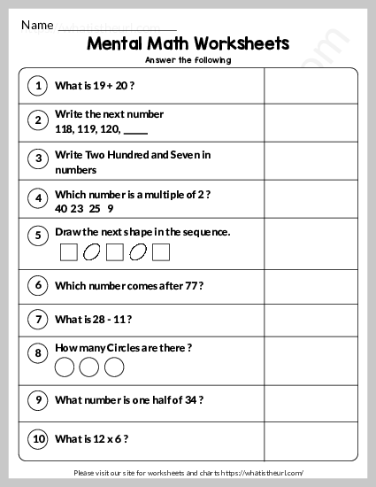 Free 5th Grade Math Worksheets—Printable w/ Answers — Mashup Math
