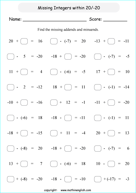 6th grade math worksheets pdf | grade 6 math worksheets pdf