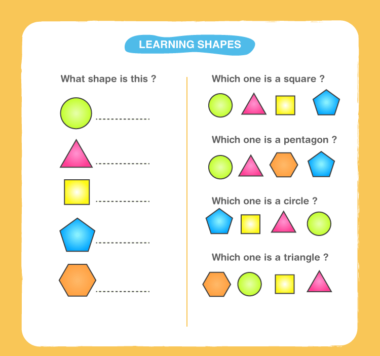 Match the geometric shapes | Kindergarten, Preschool Math, Reading 