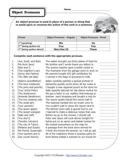 Possessive Pronouns - Worksheet Digital