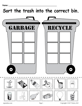 Earth Day Worksheets - Best Coloring Pages For Kids