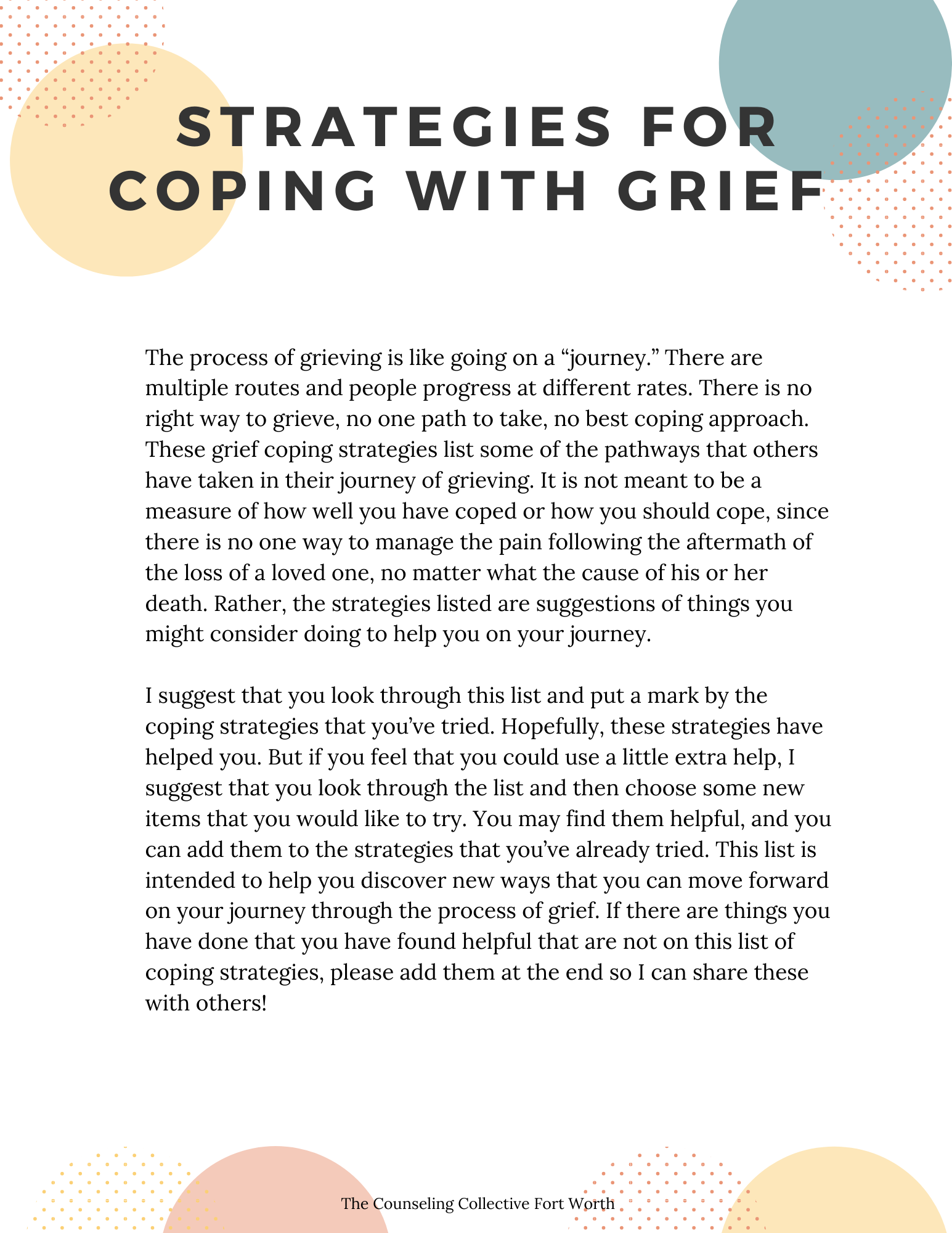 Healing After Loss: Adult Grief Reflection