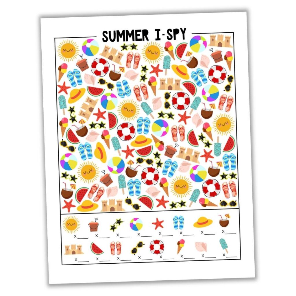 Unlock The Fun With Printable I Spy Worksheets For Kids